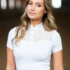 Equestrian Stockholm Crystal Champion White Top - Image 3