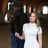 Equestrian Stockholm Crystal Champion White Top - Image 4