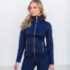 Equestrian Stockholm Fleece Jacket Lagoon Blush