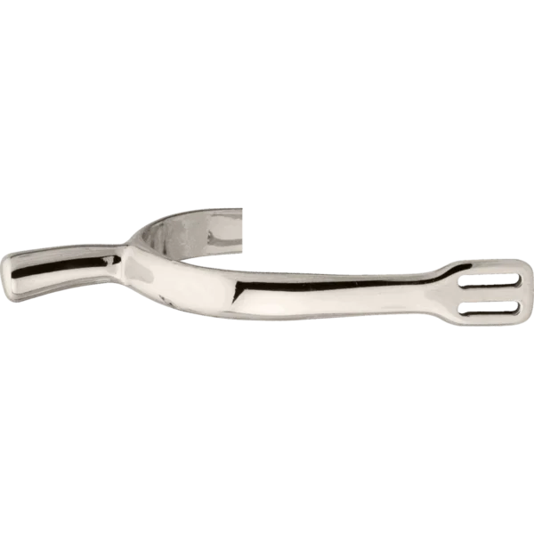 Herm Sprenger Dressage spurs for ladies - German Silver highly polished, 40 mm flat