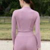 Maximilian Frame Long Sleeve Base Layer (Mauve) - Image 8