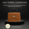 Modarno Women's Shoulder Bag in Genuine Leather with Ape Closure